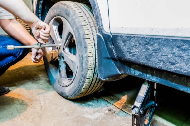 Oficina para Trocar Pneu de Carro Municípios - Trocar Pneu de Carro